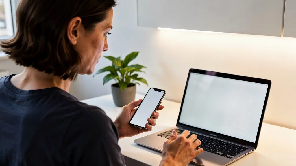 Vérification fiabilité simulation crédit sur ordinateur et smartphone